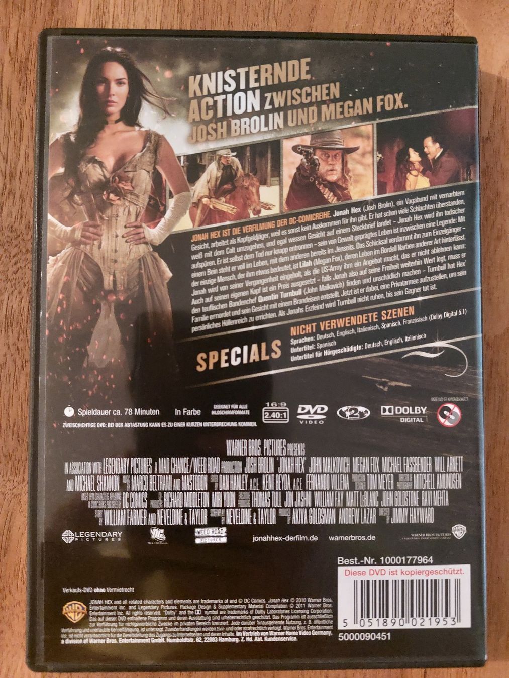 Tutti i DVDs: DVD - Jonah Hex – Usato da Rheinfelden venduto da Onyx74 1