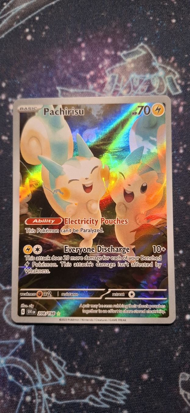 Pokémon Carte collezionabili: Pachirisu Scarlet & Violet - 208/198 ENG – Nuovo (secondo la descrizione) da Petit-Lancy venduto da Kara_TCG 1