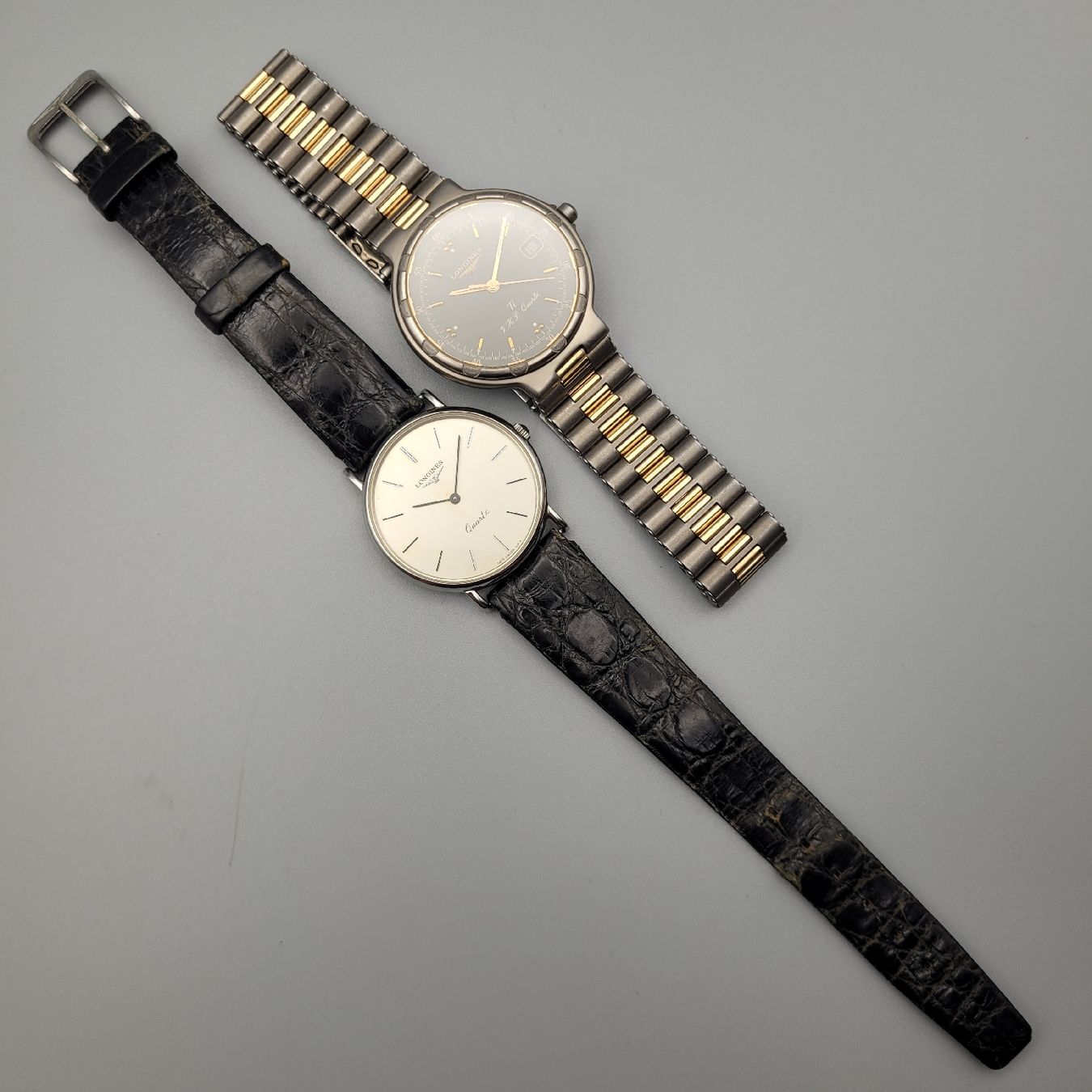Longines Montres: LONGINES CONQUEST V.H.P TI TITANIUM & LONGINES QUARTZ DEFEKT – Défectueux à Bern par SeikoVintage 4