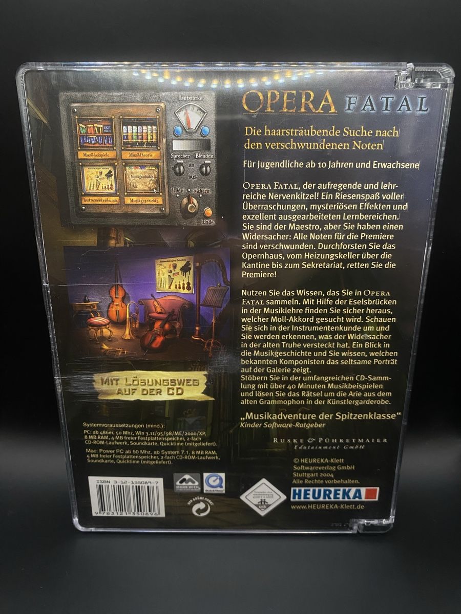 Giochi: Opera Fatal Jubiläumsausgabe PC komplett – Usato da Kirchberg BE venduto da swiss_slab 1