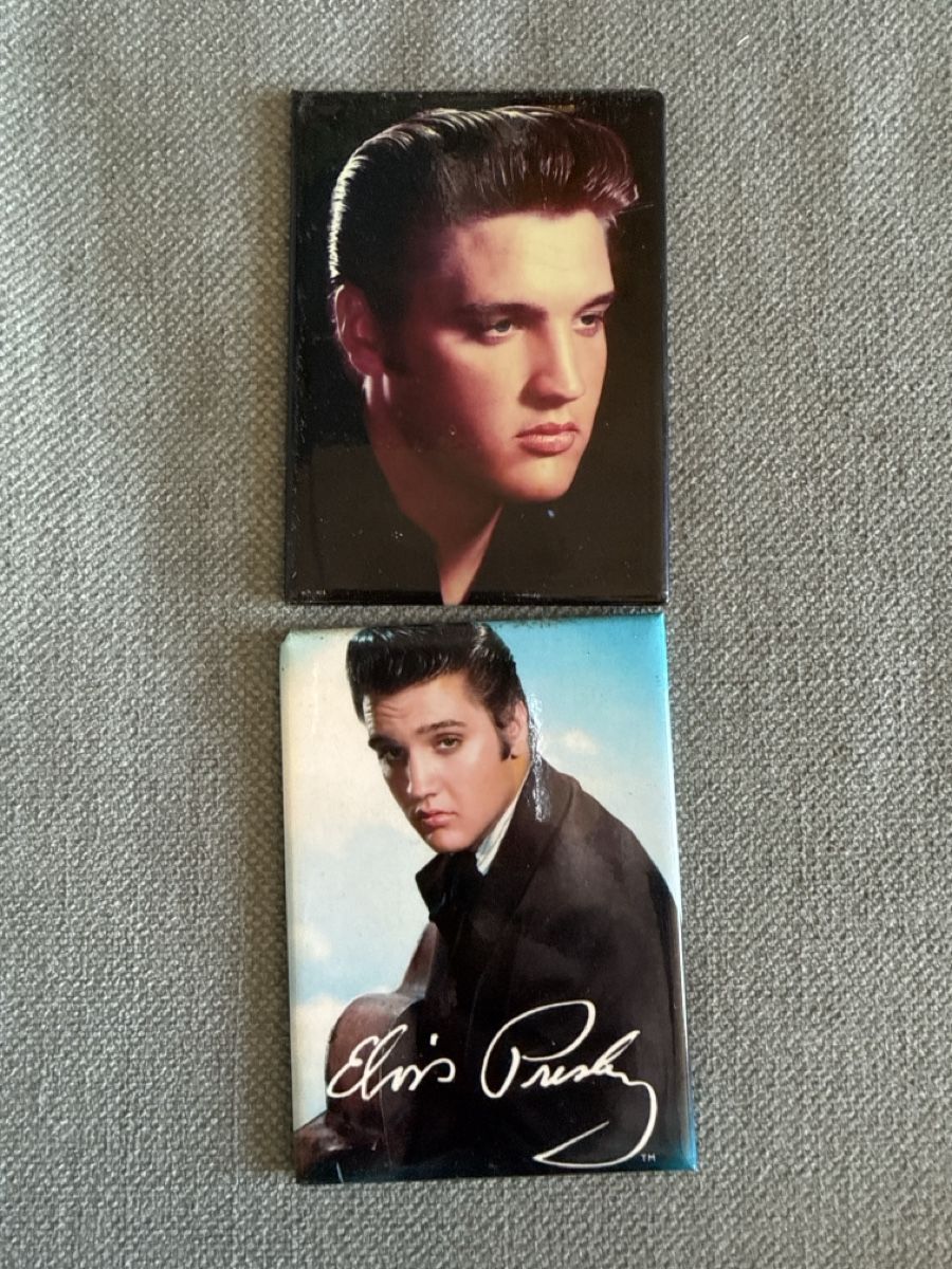Calamite: 2 Magnet Elvis Presley  – Usato da Genève venduto da fat_8jwz