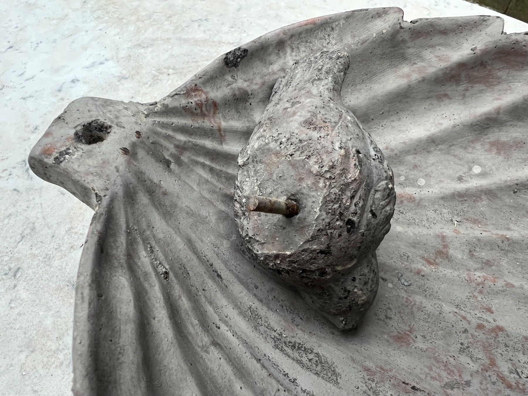Tutte le decorazioni: Blatt mit Vogel Steinoptik Vogelfutterbehälter Shabby Chic – Nuovo (secondo la descrizione) da Bern venduto da FANTASTICTREASURES 4