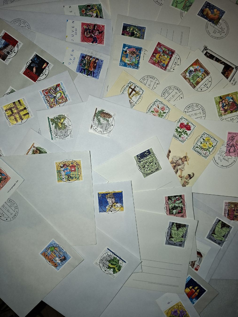 Tous les timbres: über 100 Briefe / Karten mit Voll O  – D'occasion à Balgach par SIMEON27 4
