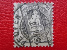 Vollstempel auf Stehender: 97A von TEUFEN (AR) Kat: 100.-