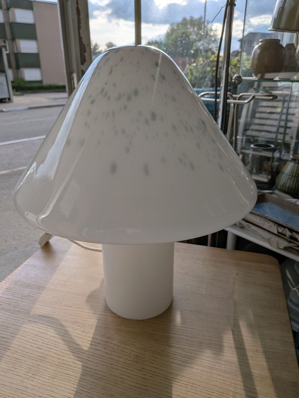 Lampade: Grosse Pilzlampe, Tischlampe evtl. Murano ? – Usato da Emmen venduto da Brockofsky 6