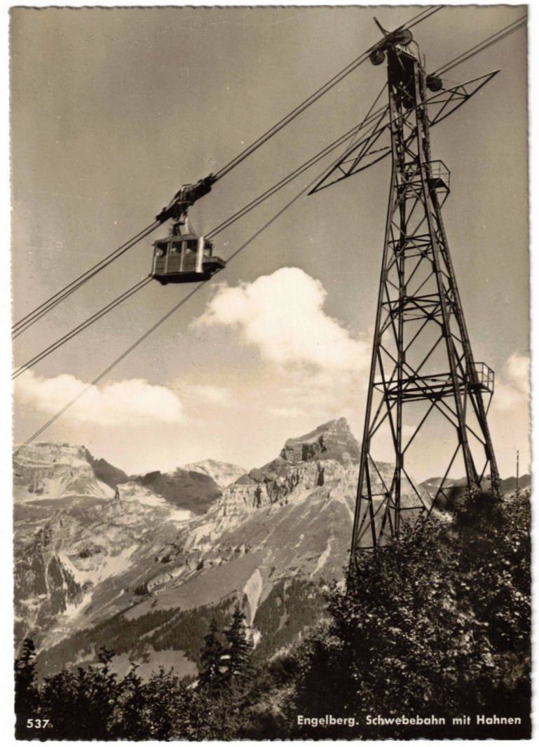 Cartoline postali: Engelberg - Luftseilbahn Gerschnialp--Trübsee – Usato da Binningen venduto da Mountainrider