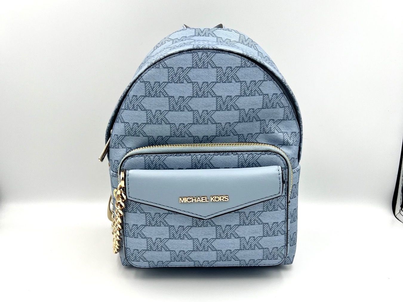 Michael Kors Zaini: Michael Kors Rucksack pale blue – Nuovo e nell'imballaggio originale da Wiedlisbach venduto da Sistershop 1