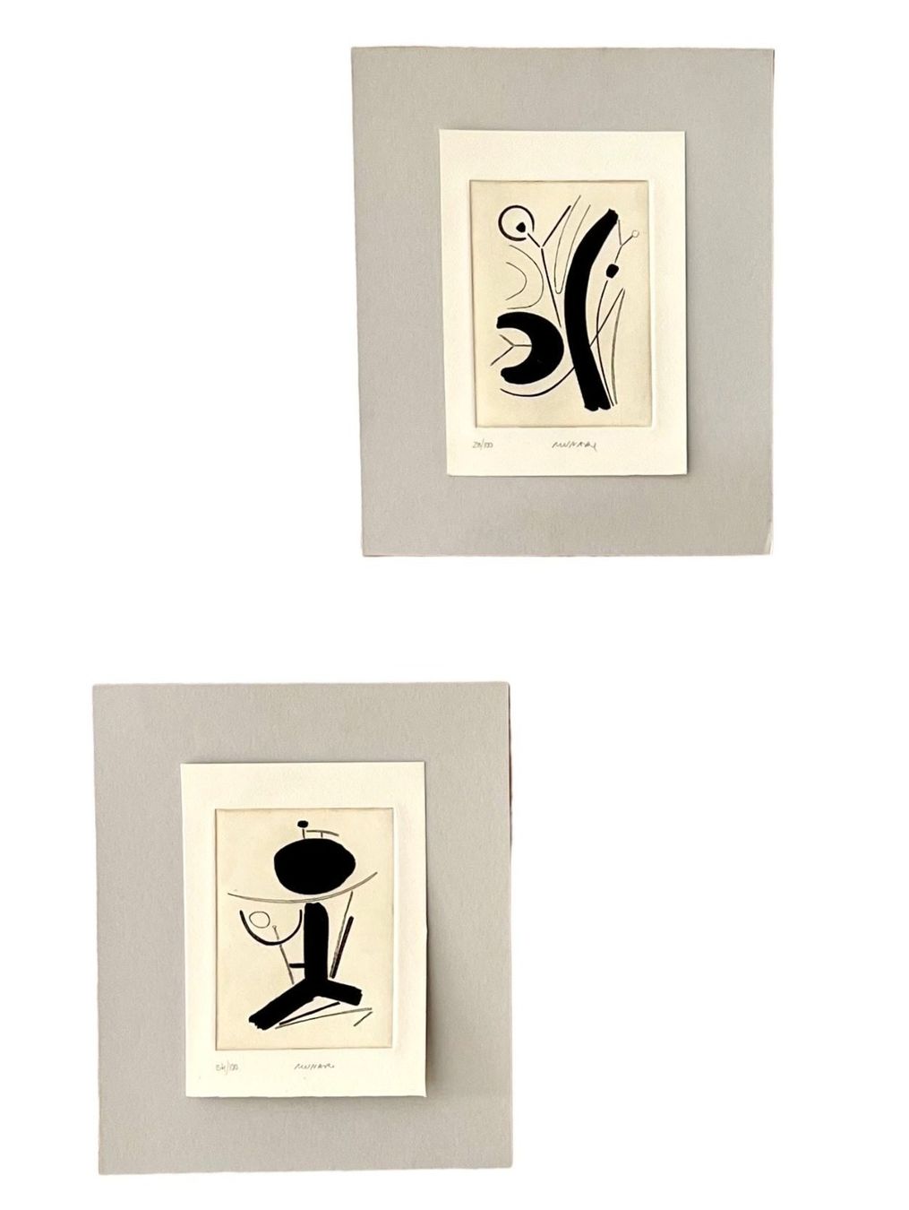 Incisioni: Bruno Munari, Engravings Gravures 23 & 54/100 Signed Framed – Usato da Morges venduto da 4WLS 2