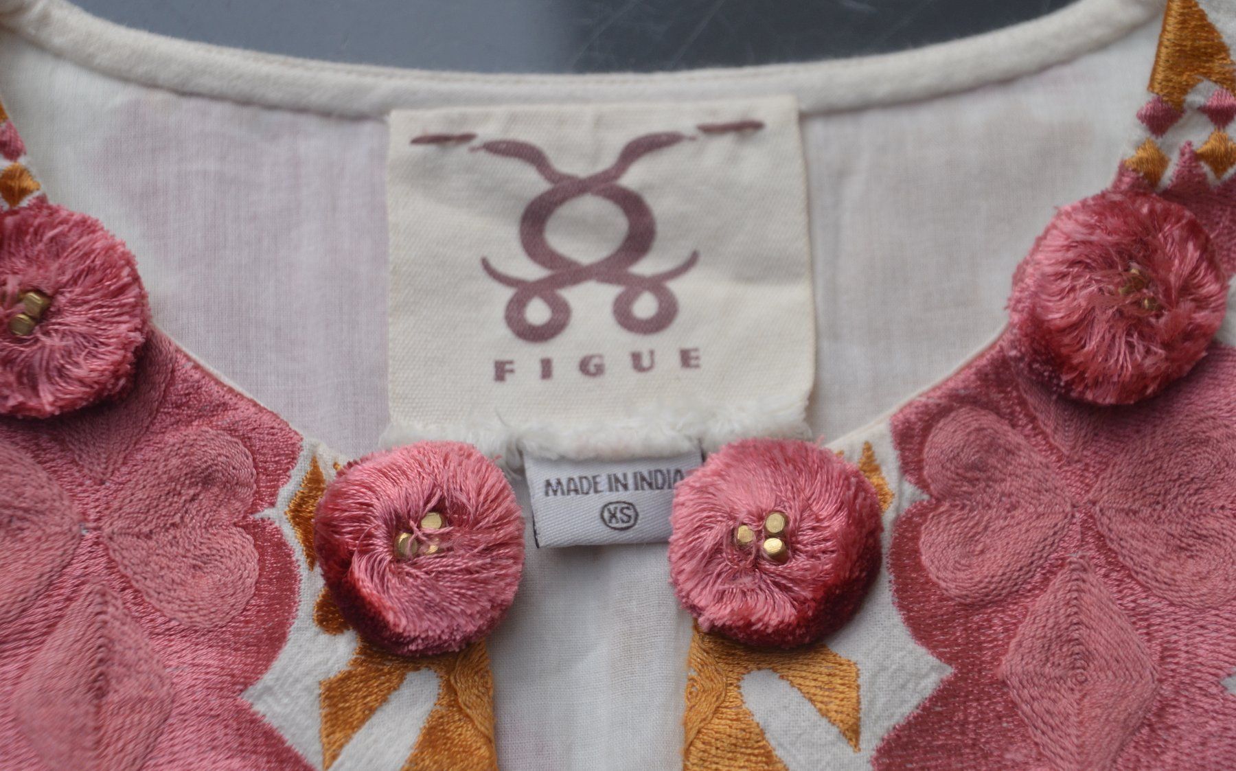 Kleider: Figue Lucie Embroidered Kleid / robe S/M – Gebraucht aus Collonges von arashee 5