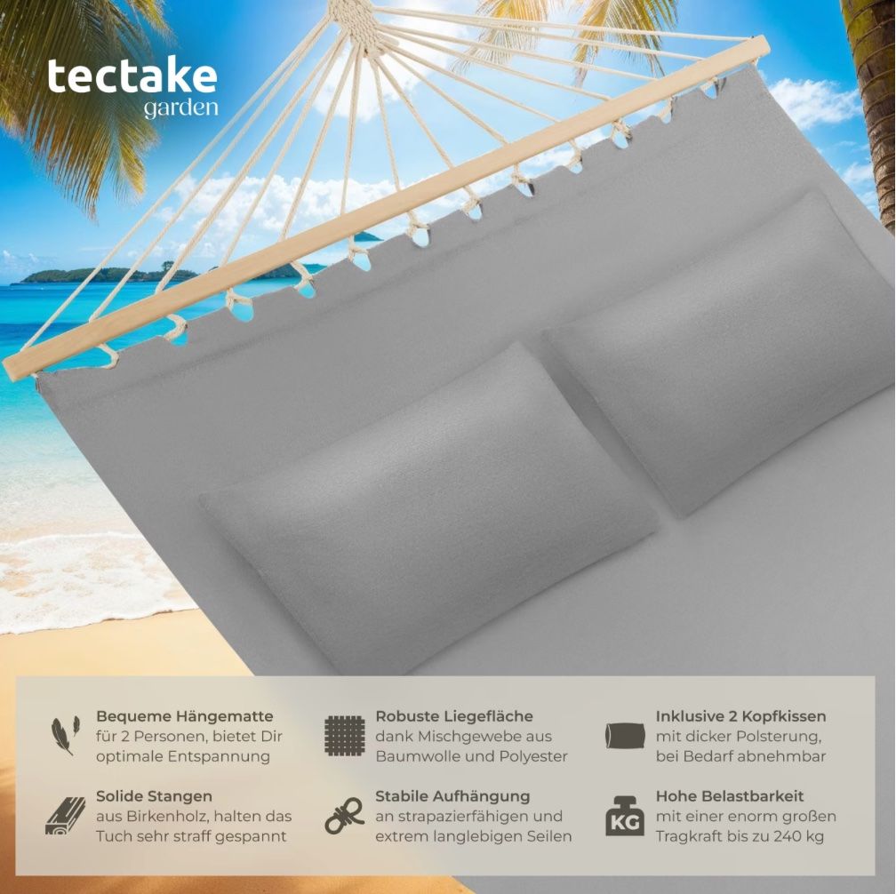 Hamac: TecTake Hängematte (Hammock) – Neuf (Voir description) à Lenzburg par jmuenzing 1