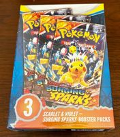 Pokemon Scarlet & Violet - Surging Sparks - 3 pacchetti