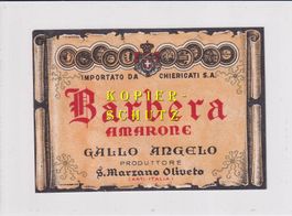 Etikette - Barbera Amarone /bd