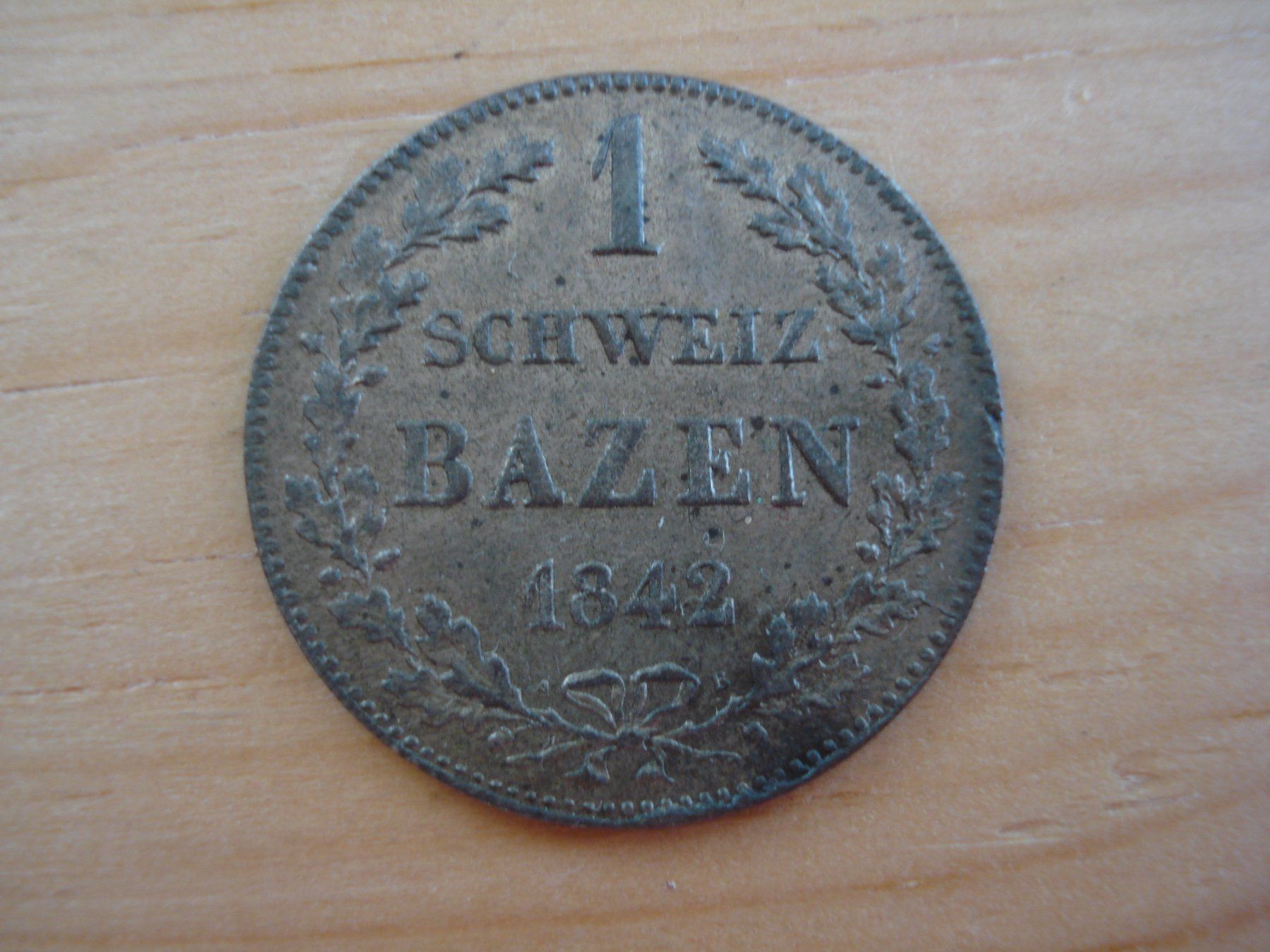 Tutti le monete: (D) Graubünden 1 Batz 1842  VZ+ – Usato da Erlach venduto da Net-Coins 1