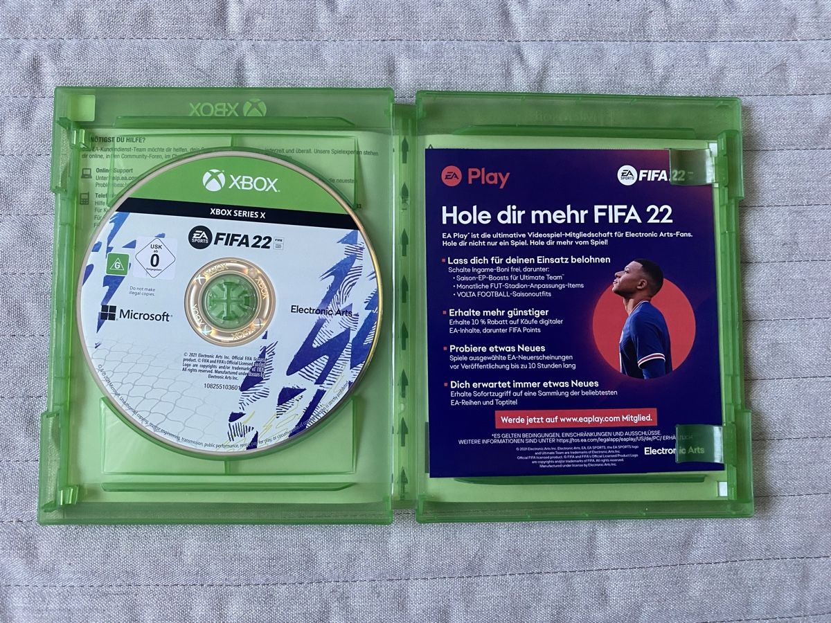 Microsoft Giochi: FIFA 22 für Xbox Series X – Usato da Thunstetten venduto da Virus_33 1
