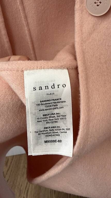 Sandro Cappotti: Rosa Wollmantel von Sandro – Nuovo (secondo la descrizione) da Wollerau venduto da FlavianM 1