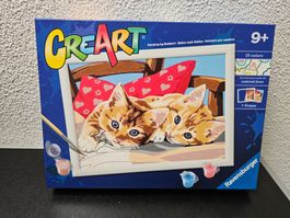 Neu - Ravensburger - CreArt - Malen nach Zahlen - Katzen