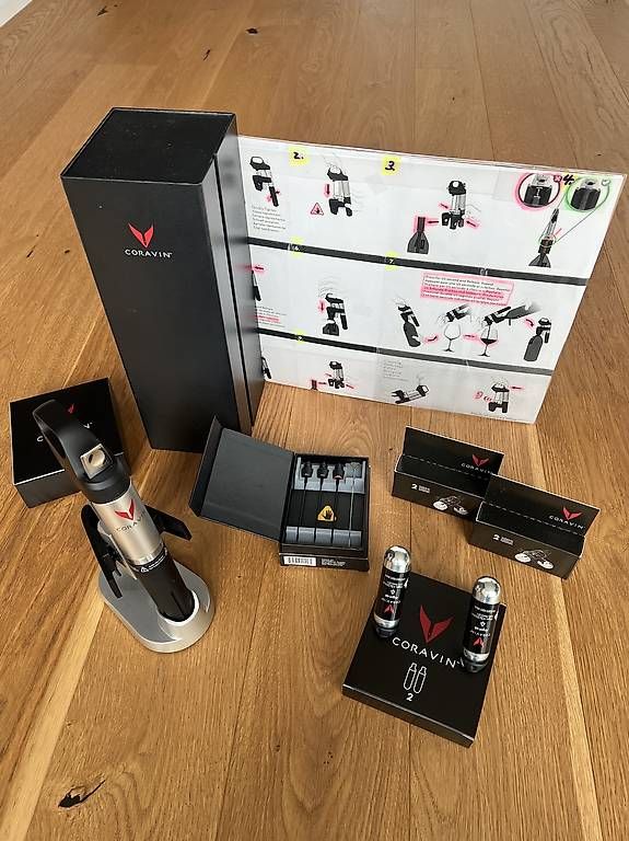 Apribottiglie & Tappi per chiusura: Coravin-Set Wein-by-the-Glass System – Usato da Sursee venduto da gas_29n8