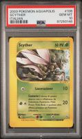 PSA 10 Scyther Aquapolis 106/147 Italian