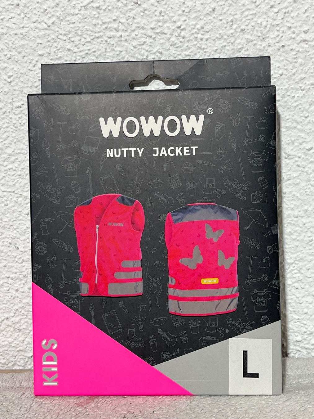 Autres vêtements fille: Wowow Nutty Jacket Kinder Warnweste Pink Grösse L – Neuf avec emballage d'origine à Oberegg par MZ_DiesundDas