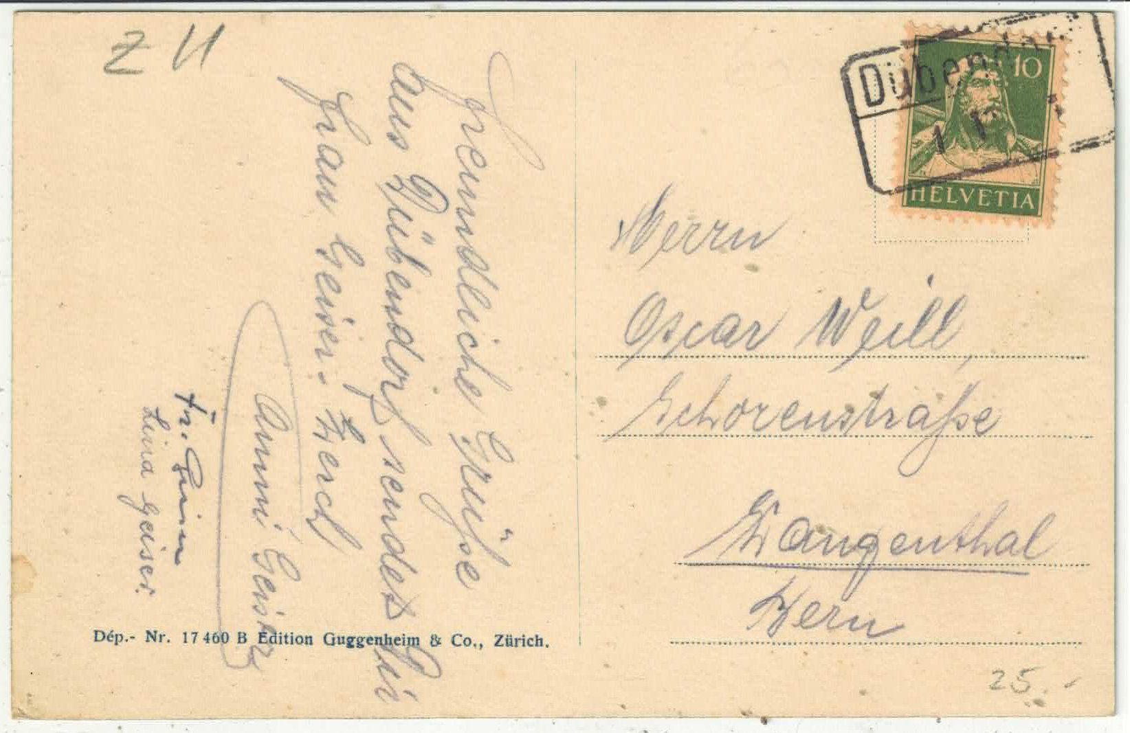 Cartoline postali: Dübendorf - Generalansicht – Usato da Ettingen venduto da Kartenplanet 1