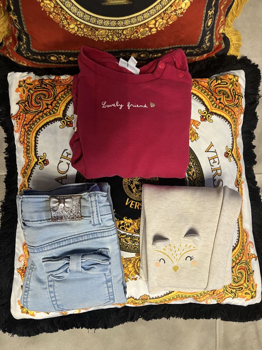 Lotti & Set di vestiti: Set Mädchen Kleider Gr.98 . MONALISA JEANS! – Usato da Oberengstringen venduto da Baby_Fashion 2
