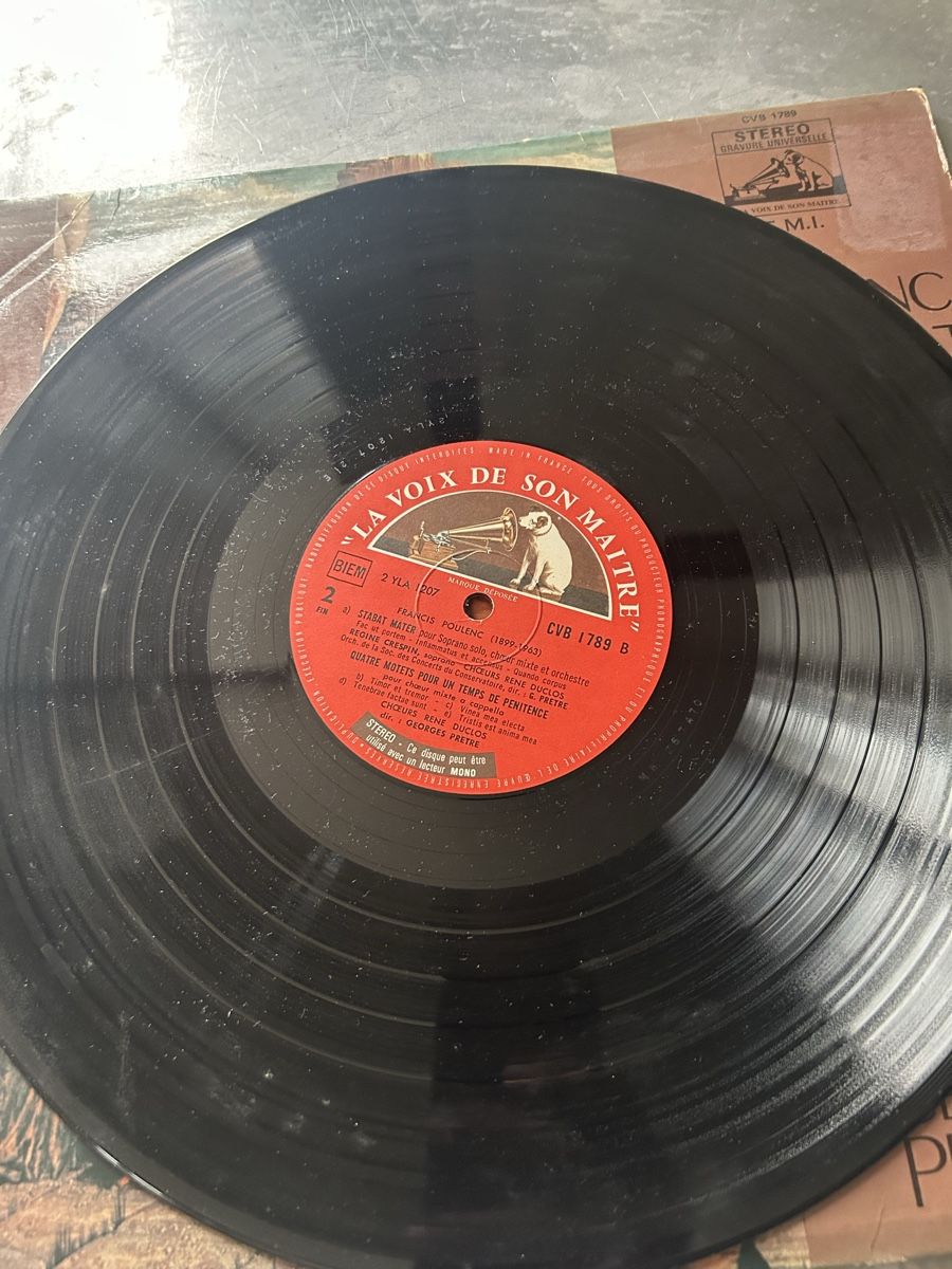 Schallplatten: Poulenc - Stabat Mater - LP, CVB 1789 – Gebraucht aus Winterthur von lenolson 2