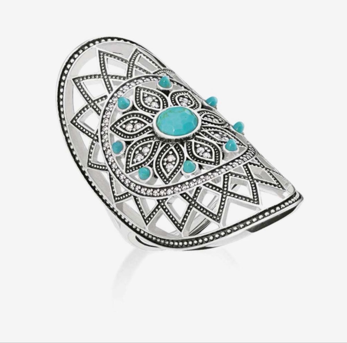 Thomas Sabo Ringe: Thomas Sabo Boho Style Turquoise Ring – Neu (gemäss Beschreibung) aus Lyss von francesca.g