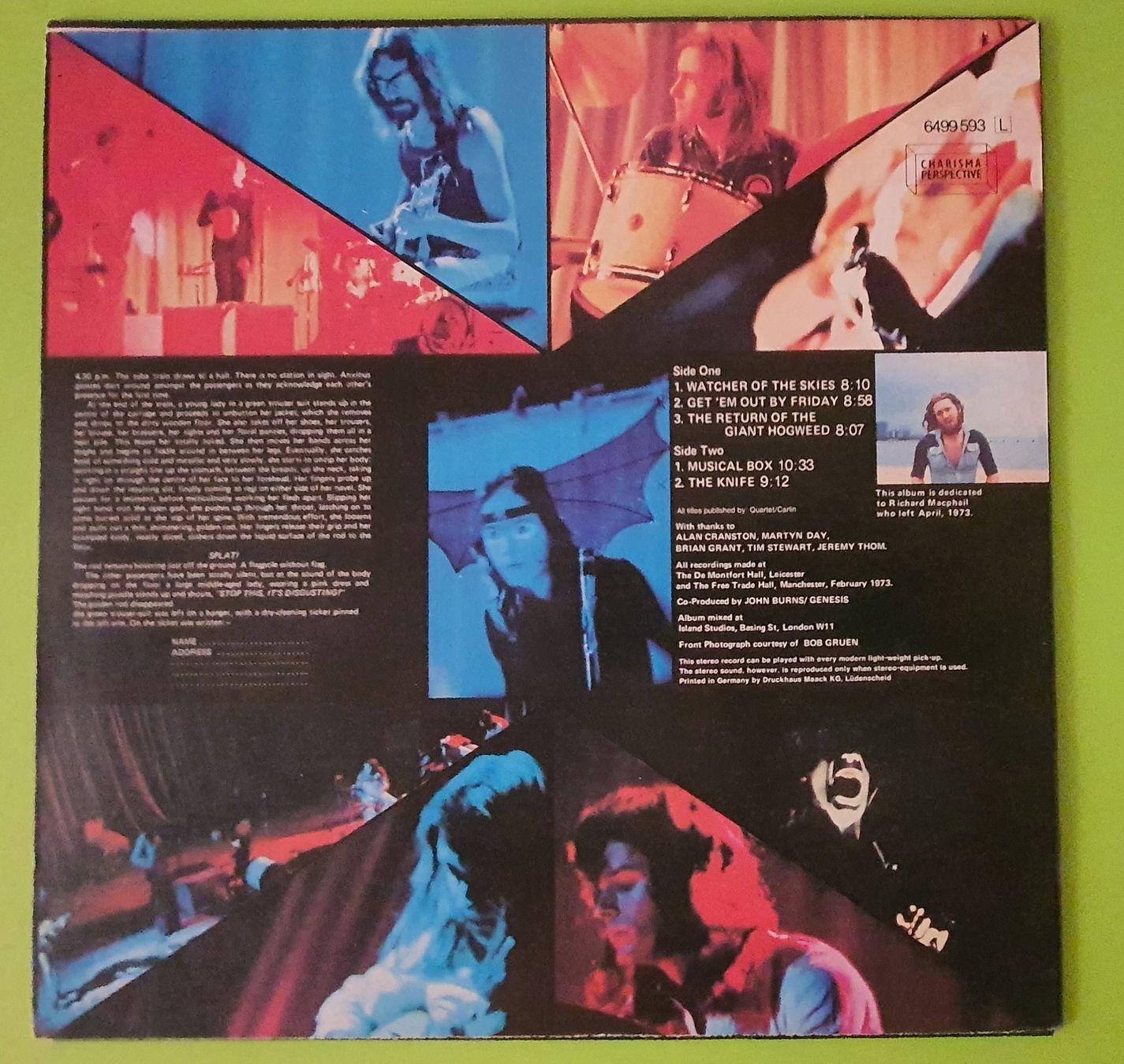 Dischi in vinile: Genesis Live Live Vinyl LP 1973 / 281 – Usato da Grenchen venduto da sale.manager 1
