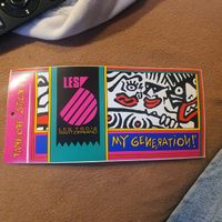 Sticker vintage Les Trois Suisse - Neuf my generation 9x20cm