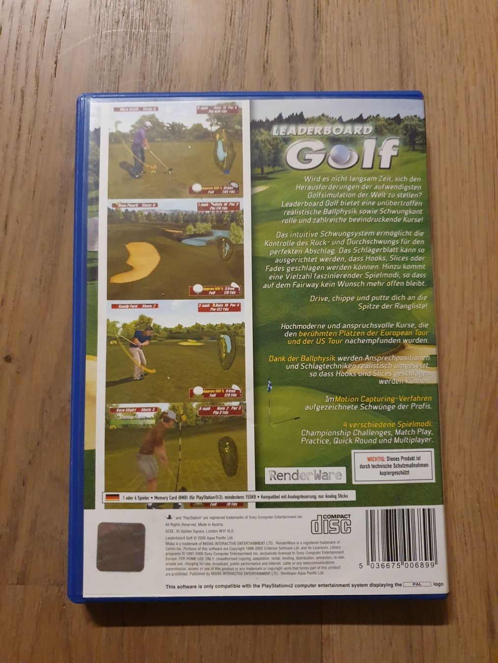 Spiele: Playstation 2 PS2 Leaderboard Golf 2006 – Gebraucht aus Uster von Mooreas 2