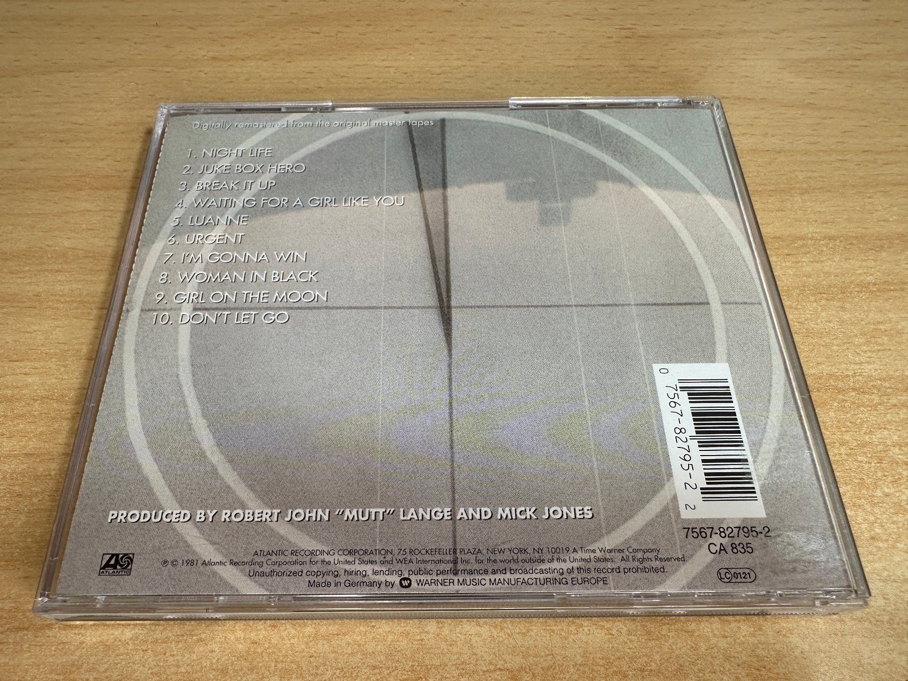 CD: P9 Foreigner – 4 – Usato da Rikon im Tösstal venduto da Alpenmutz 1
