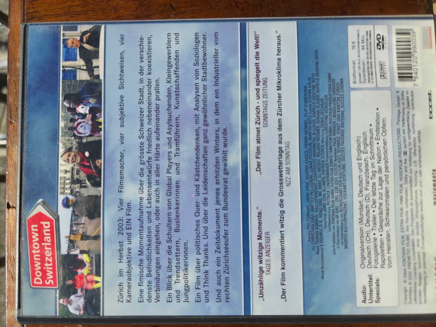 Tutti i DVDs: Downtown Switzerland – DVD – Usato da Aldesago venduto da lusuardi 1
