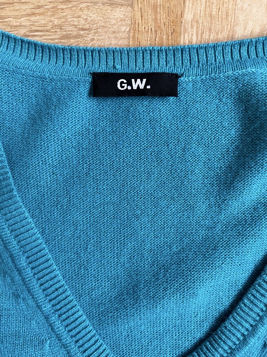 Gerry Weber Pullover & Sweatshirts: Gerry Weber Pullover, V-Ausschnitt, türkis, Grösse M – Gebraucht aus Zürich von Kleanthy 2