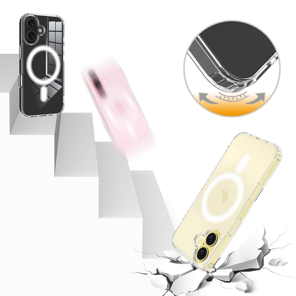 Cover & Protezioni schermo: iPhone 16 PLUS MAGSAFE Hülle Etui CLEAR Case Cover Tasche – Nuovo e nell'imballaggio originale da Volketswil venduto da coverandmore 7