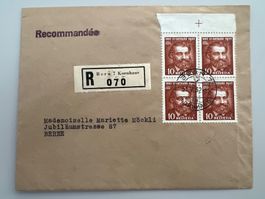 191 auf FDC 50 Jahr Gotthardbahn 1932 - Rückseite Vignette