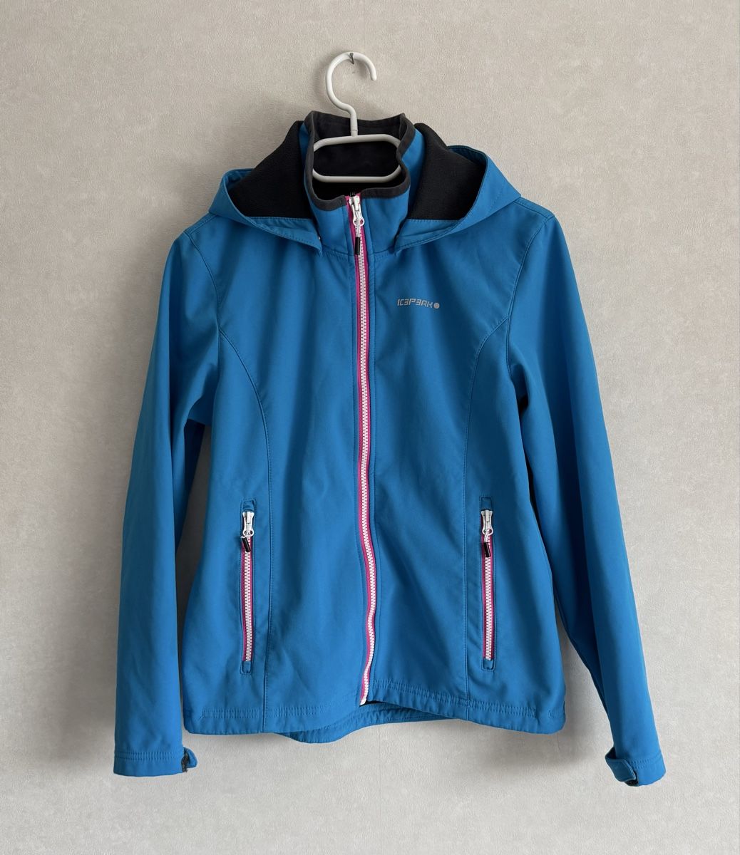 Icepeak Jacken & Mäntel: ICEPEAK Softshell Jacke Blau Gr. 164 - Mädchen  – Gebraucht aus Flumenthal von Krajan