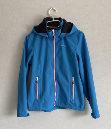 ICEPEAK Softshell Jacke Blau Gr. 164 - Mädchen 