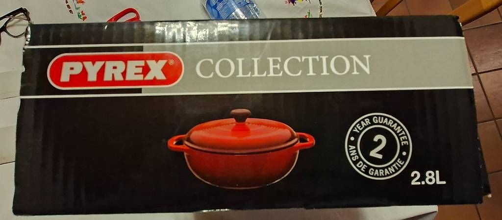 Pentole: Pyrex pentola ghisa – Usato da Quartino venduto da matepetra 4