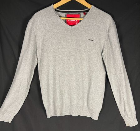 Pull O'Neill gris, col V, Taille M - très bon état