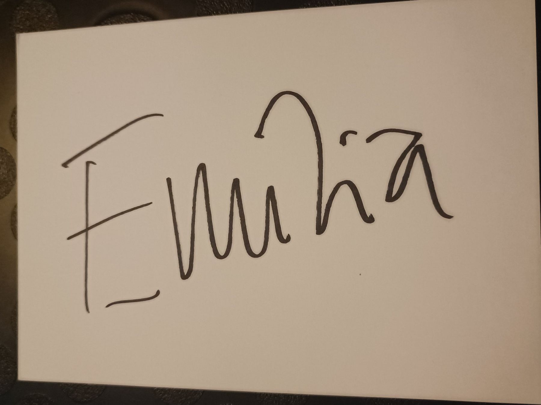 Autogramme: Emilia - Big Big World - handsigniert – Gebraucht aus Menziken von Artographs