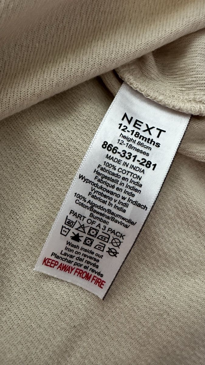 Next Lotti di vestiti: NEXT Baby Long Sleeve Tops 3 Pack – Usato da Zürich venduto da KrisZH 2
