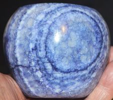 Deko - Heilstein W-61 – Schüssel - Ägyptischer Alabaster – 8