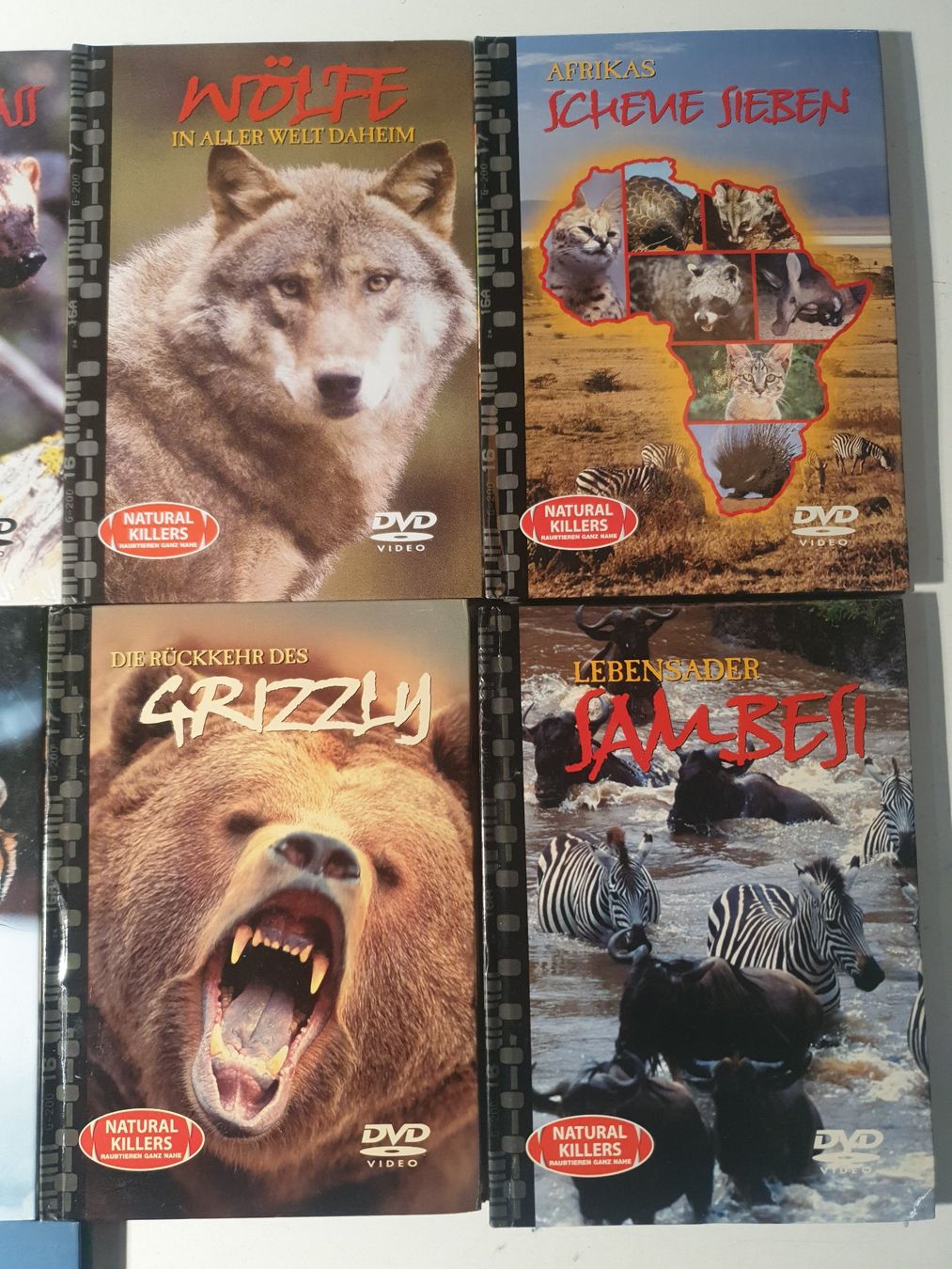 Tutti i DVDs: 16 Stk Natural Killers Tier DVDs – Usato da Zürich venduto da loosebone 4