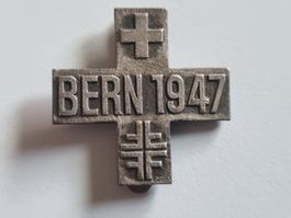Insigne gymnastique, croix suisse, Berne 1947