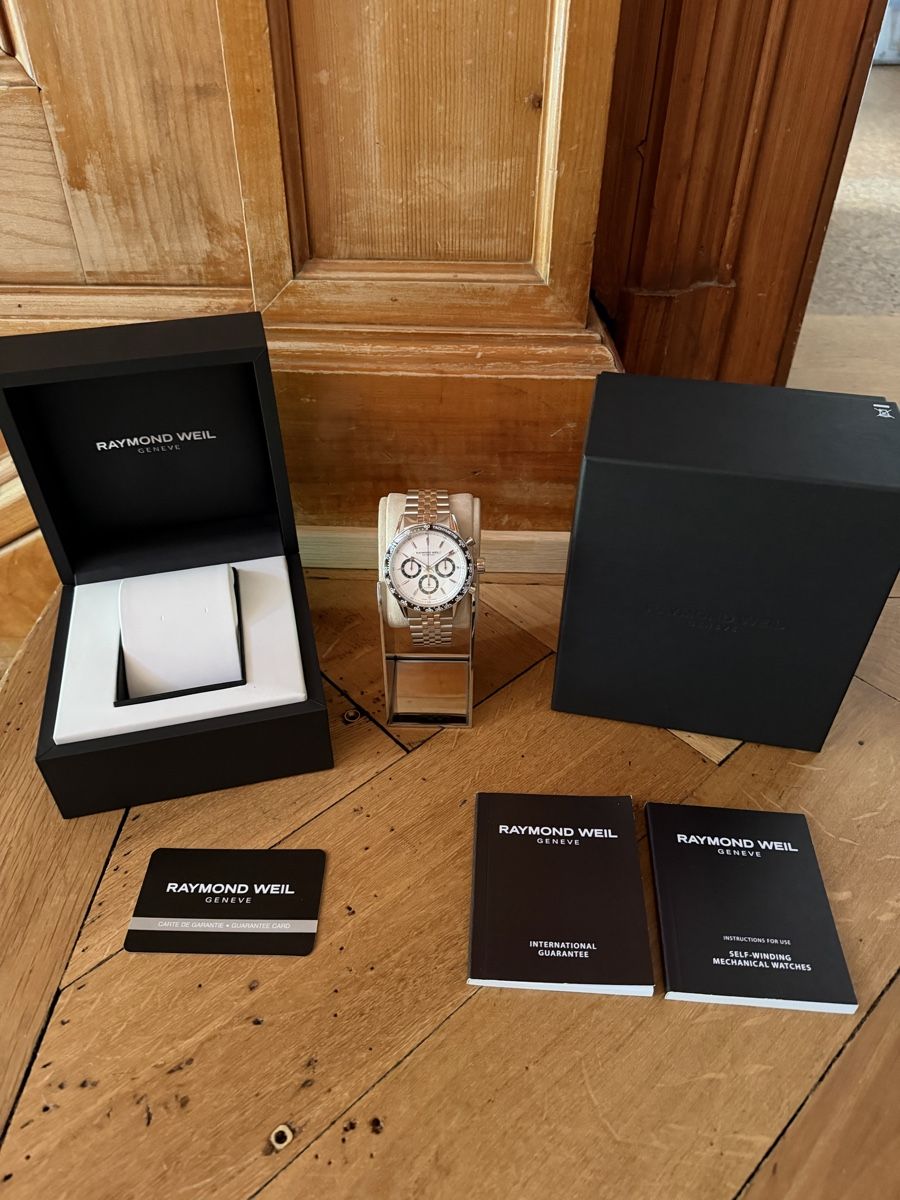Raymond Weil Orologi: Raymond Weil Freelancer Chronograph NEU – Nuovo e nell'imballaggio originale da Schaffhausen venduto da oscarstahelag
