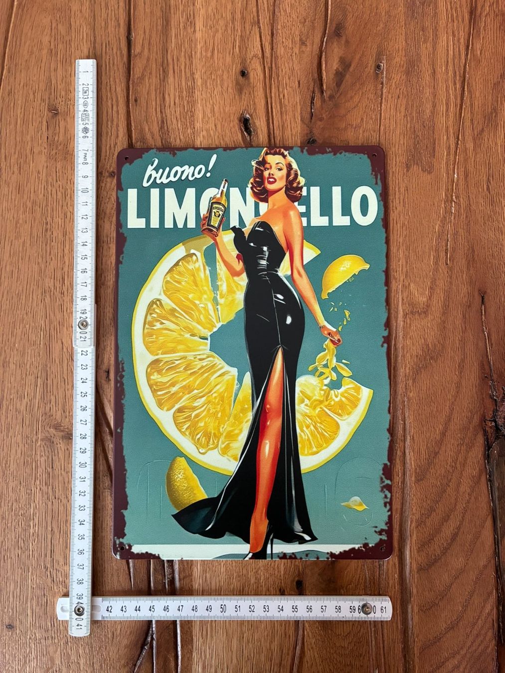 Insegne: Limoncello - Schönes Blechschild - neu – Nuovo e nell'imballaggio originale da Bremgarten AG venduto da Eurotiz 1