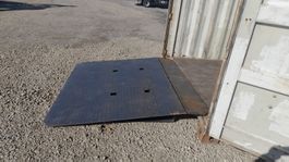 Stahlrampe Rampe Containerrampe Schwerlastrampe Auffahrampe