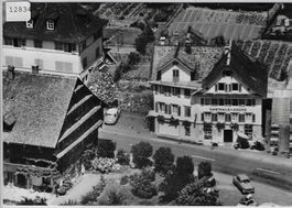 Flugaufnahme Gasthaus & Metzgerei Krone