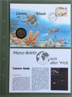 Münzbrief Cayman Inseln 🇰🇾 1990