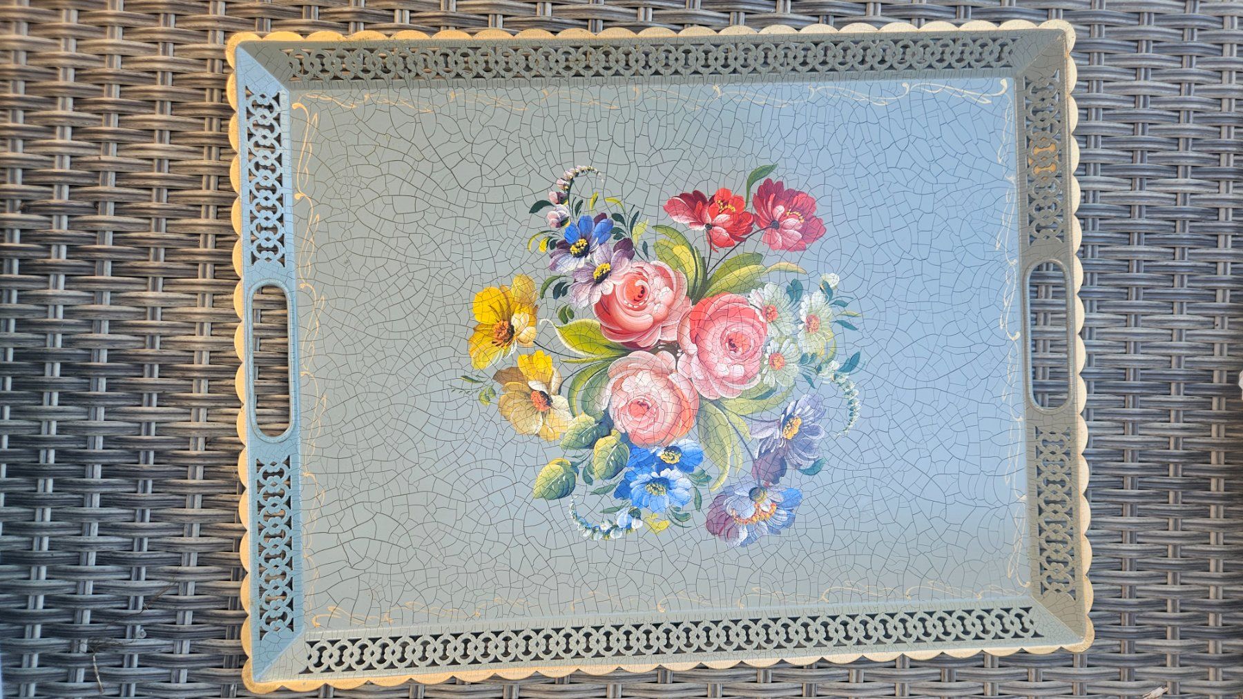 Piatti di portata: Servierplatte, Vintage, 45.5x34.5cm – Usato da Feldbrunnen venduto da Kolosseum111